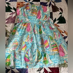 Sz 12 EUC Lottie dress in You Gotta Regatta